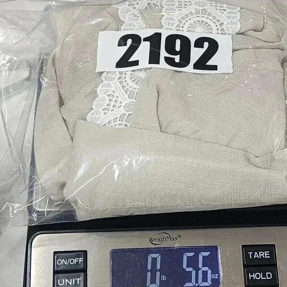 Nanette Lepore square neck crochet pullover women's blouse Tan M - Picture 7 of 7